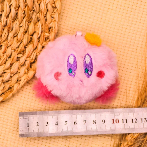 10Cm Kirby Keychain Plush Doll Kawaii Backpack Hang Key Fashion Cute Pink Star Gifts Pendant Toys for Birthday Children Friends - AliExpress 26 - Image 5