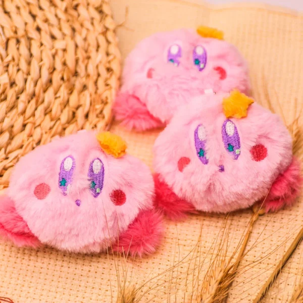 10Cm Kirby Keychain Plush Doll Kawaii Backpack Hang Key Fashion Cute Pink Star Gifts Pendant Toys for Birthday Children Friends - AliExpress 26 - Image 2