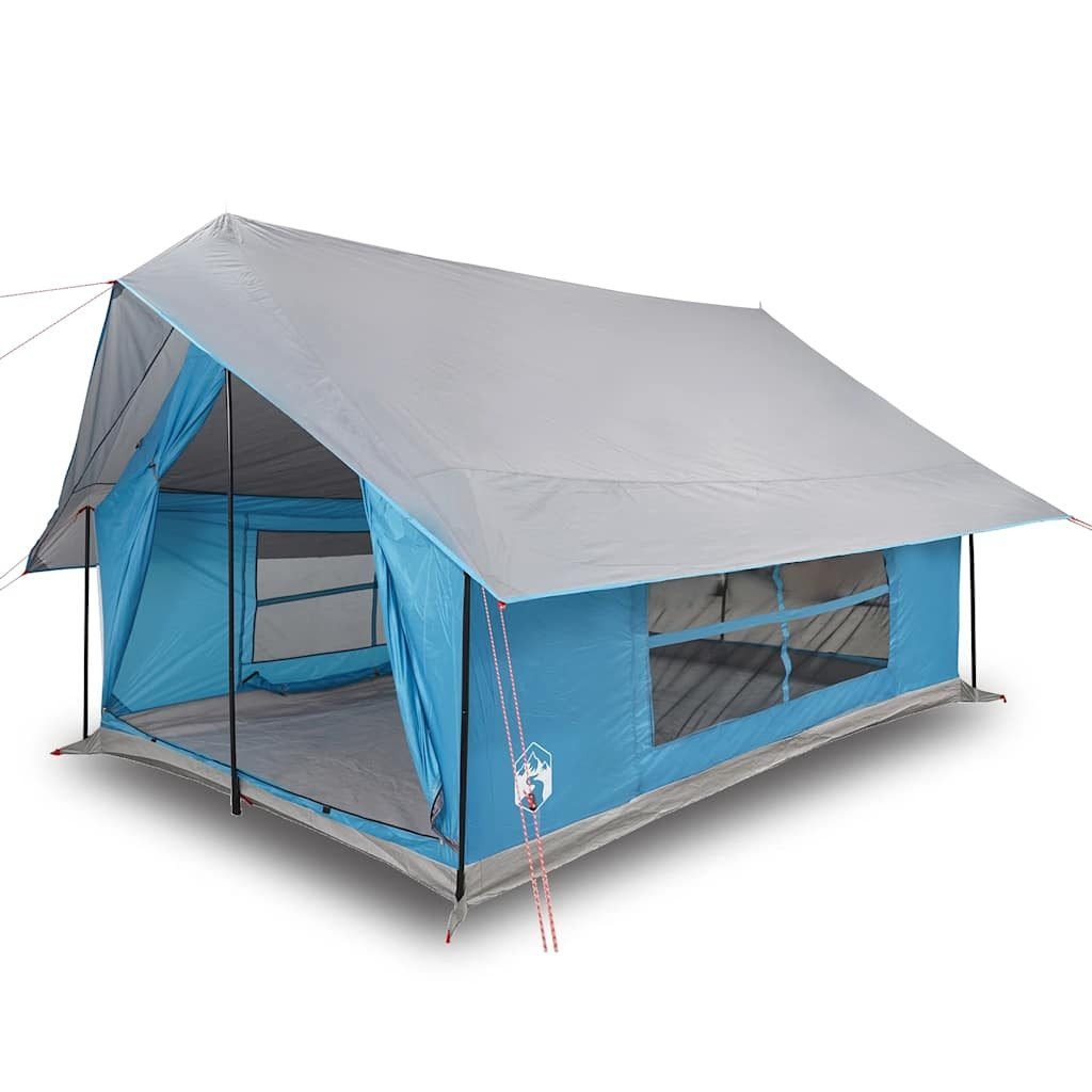 vidaXL Kuppelzelt Campingzelt 5 Personen Blau Wasserdicht, (1 tlg), Igluzelt